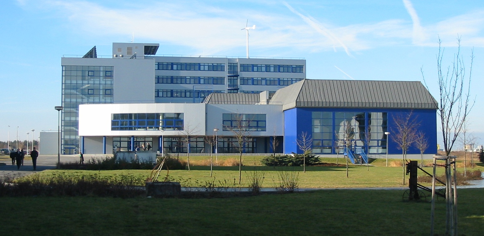Faculty of Electrical Engineering building on the University of West Bohemia campus in Plzeň.